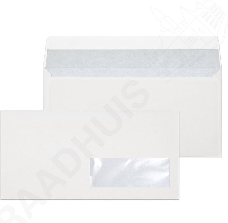 Rathaus-Service-Umschlag DL (EA5 6) – 110 x 220 mm – Fenster rechts – mit Klebestreifen – weiß – 500 Stück – Umschlag – rd-202530