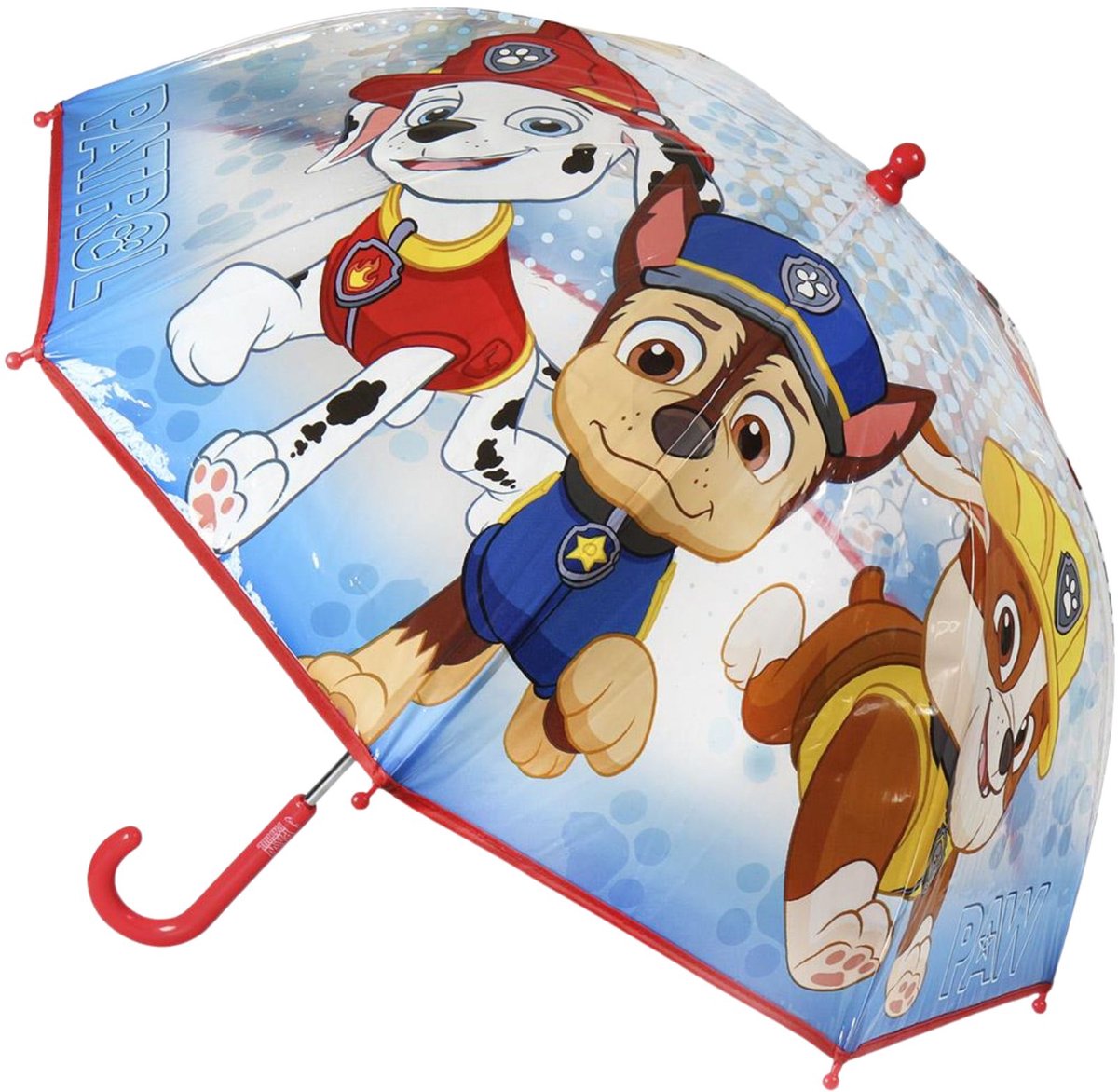 Paw Patrol Regenschirm Kinderschirm transparent