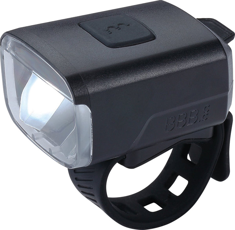 Bbb Cycling Stud33 Fahrradscheinwerfer – Fahrradbeleuchtung über USB wiederaufladbar – City-Fahrrad-Frontlicht – Rennrad-Beleuchtung – 130 Lumen – 10-Stunden-Akku – wasserdicht – BLS-143