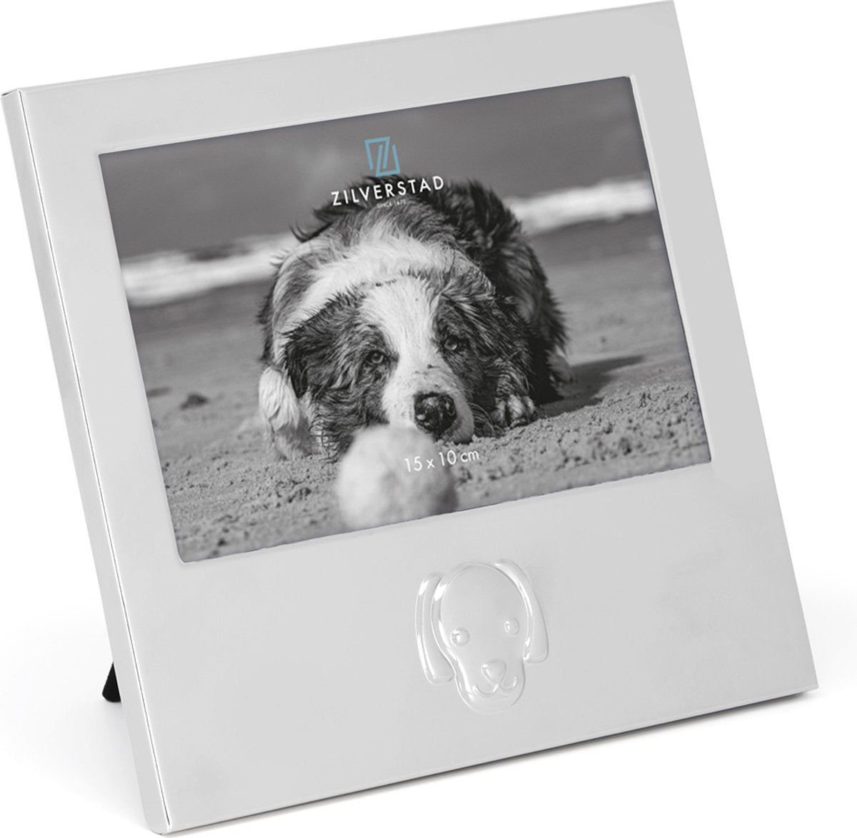 Zilverstad – Hundefotorahmen 15x10 versilbert
