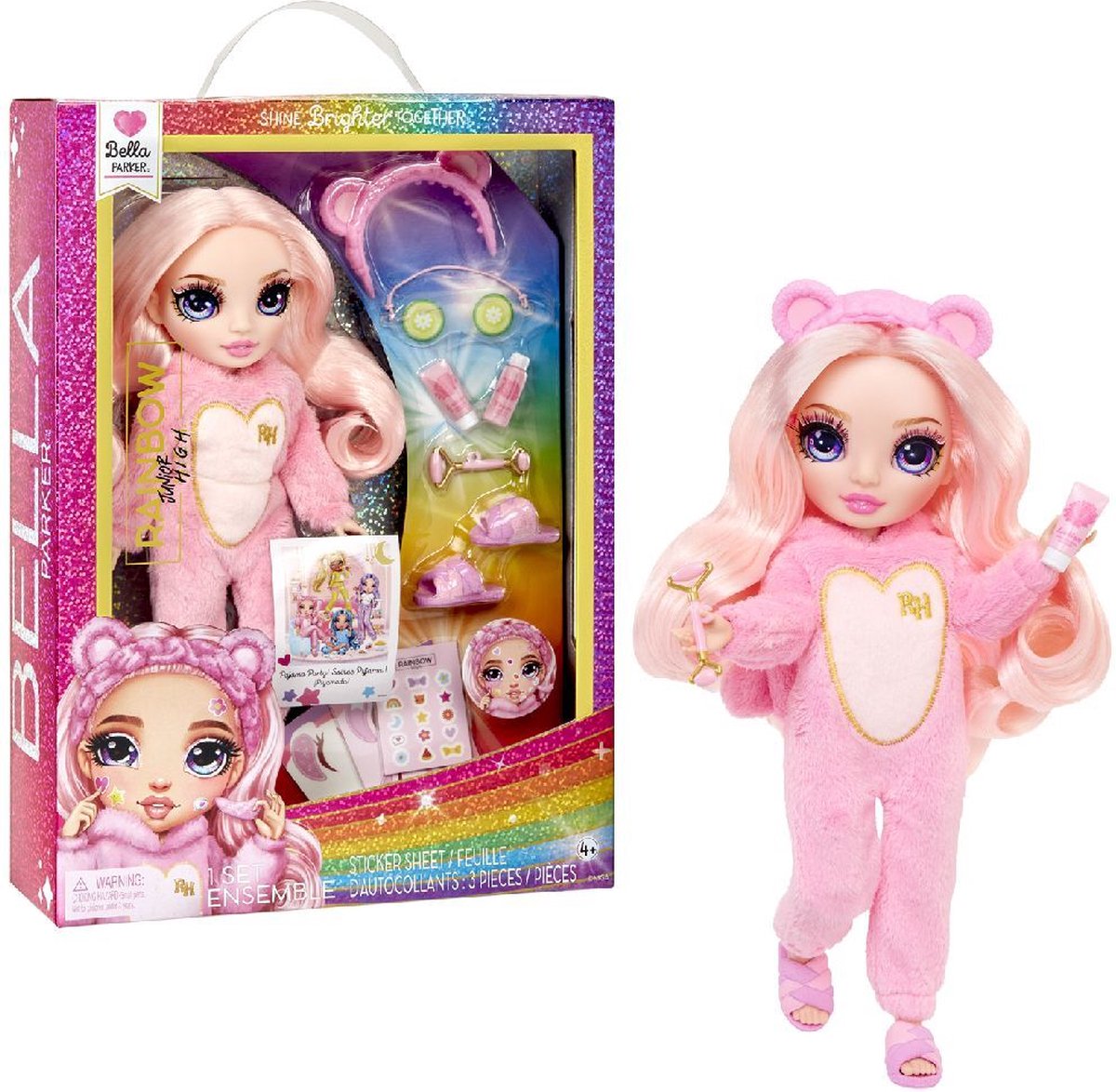MGA Entertainment Rainbow High Junior High Pajamaparty Pop Bella