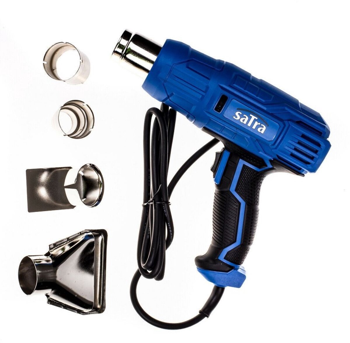 Asta satra heteluchtpistool - verfafbrander inkl. Mondstukken – 2000 Watt – Satra