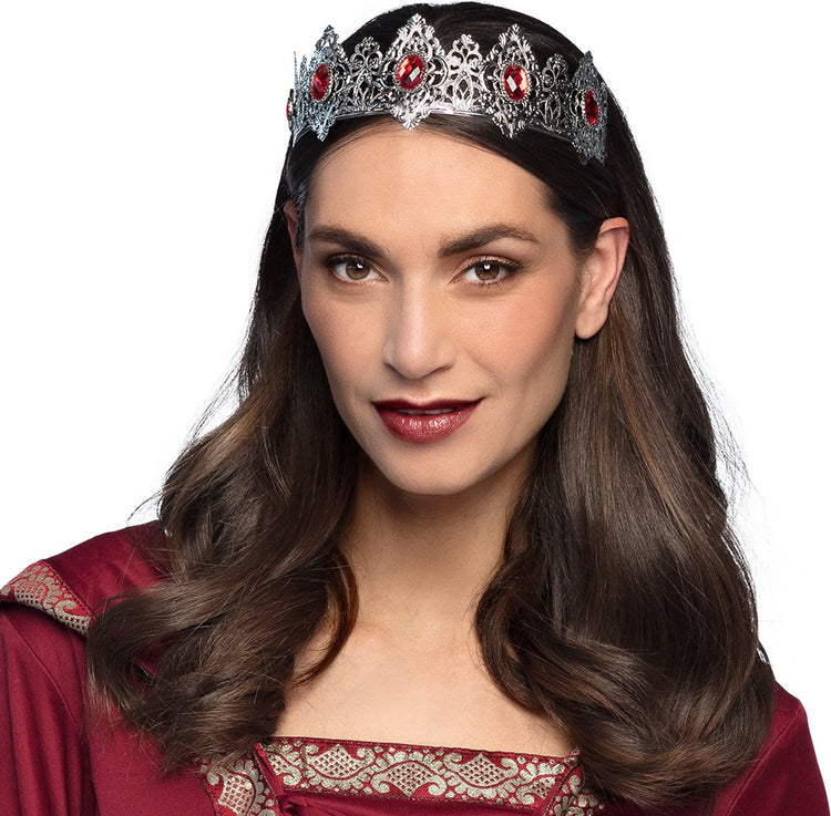 Boland – Tiara königliche Prinzessin aus Metall – Einheitsgröße – Erwachsene – Damen – Prinzen und Prinzessinnen – Mittelalter