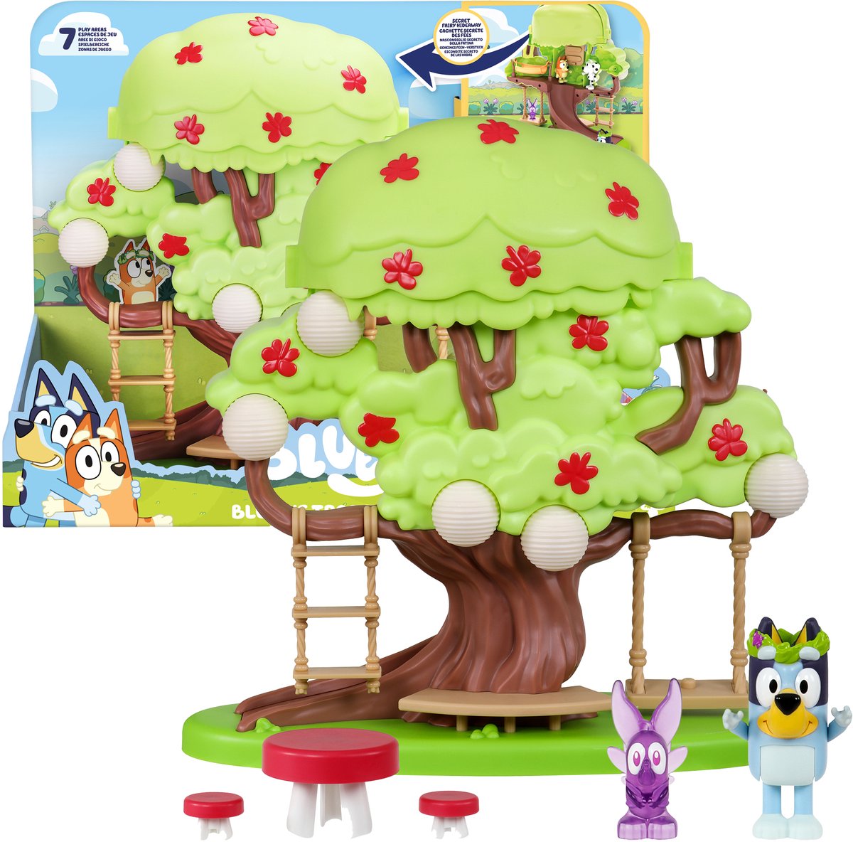 Moose Toys Bluey Play im Baumspiel -Set, 6dlg.
