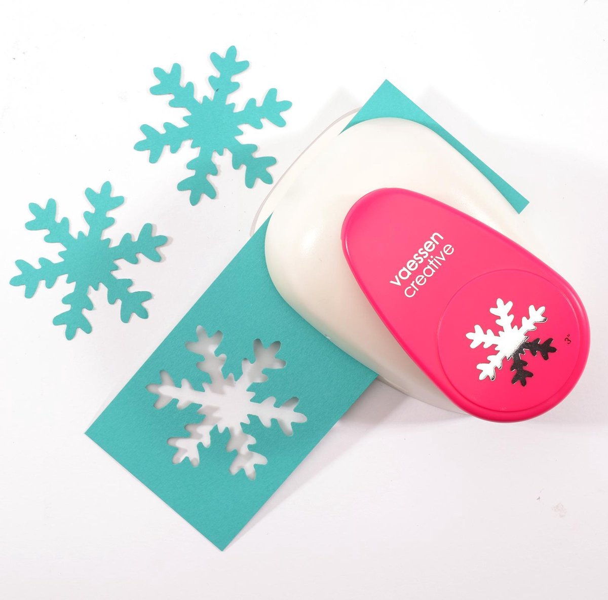 Vaessen Creative Punch - Figurenstanzer - Schneeflocke - 6,5 x 7,5 cm