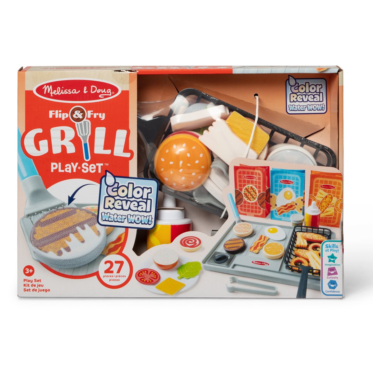 Melissa Doug Water Wow! Proped Play Flip Fry