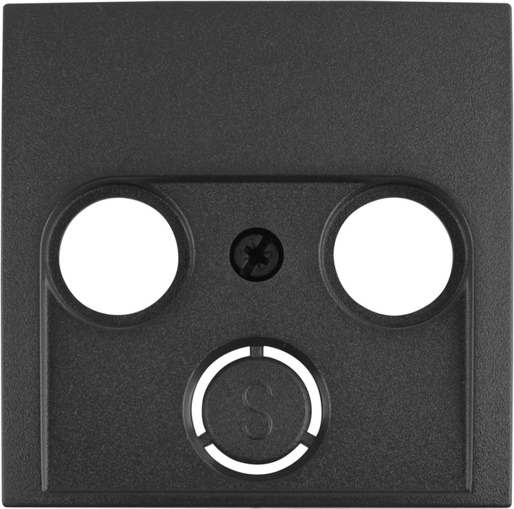 Zentralplatte Berker S1 - Radio TV Sat - Anthrazit