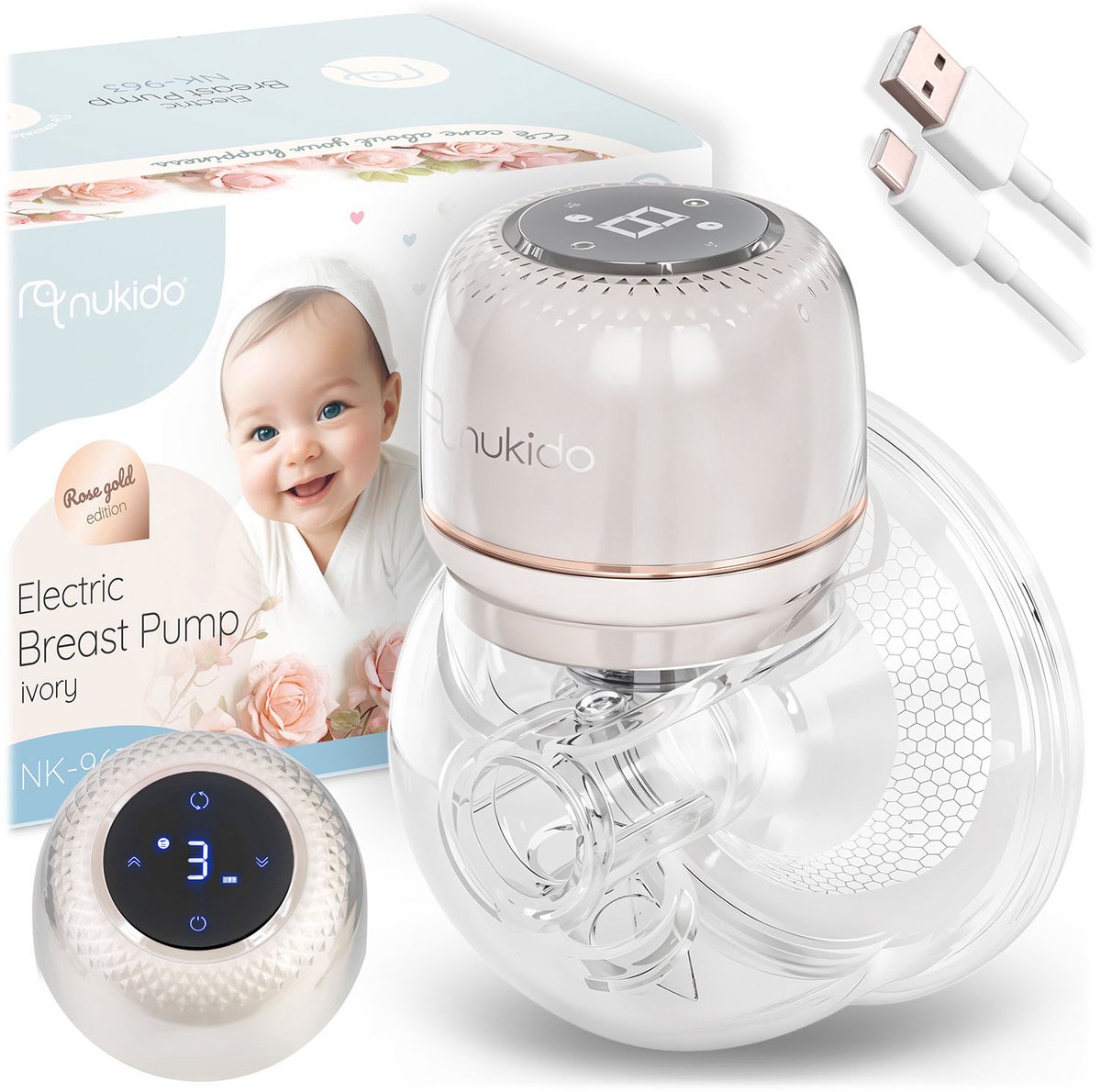Nukido elektrische Milchpumpe mit 3 Phasen nk-963