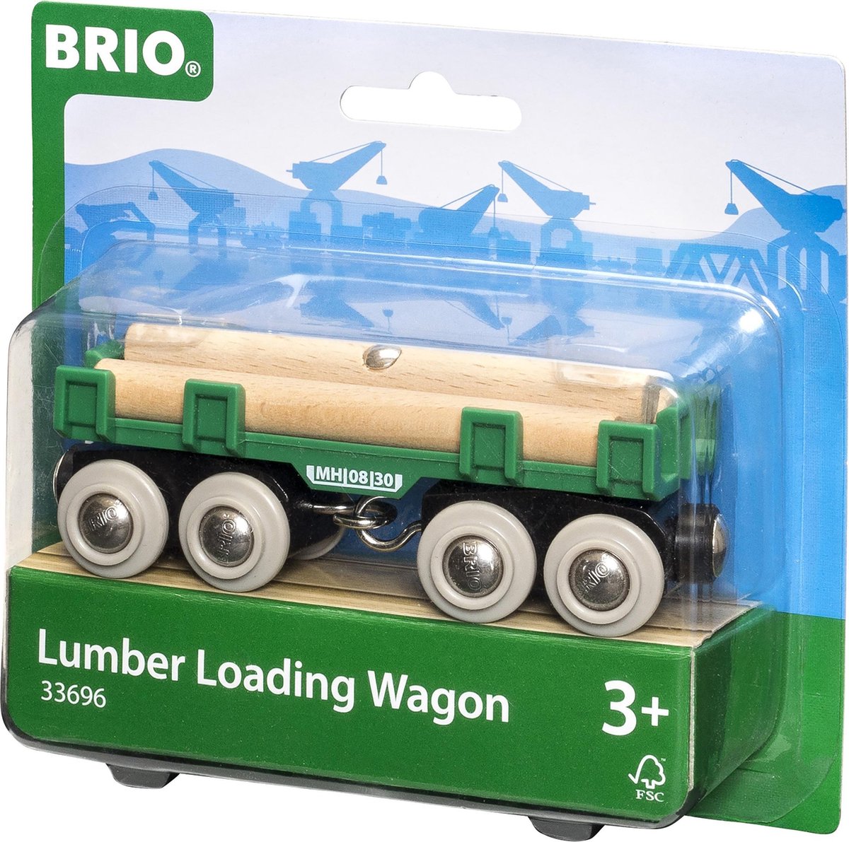 Brio Holztransportwagen - 33696