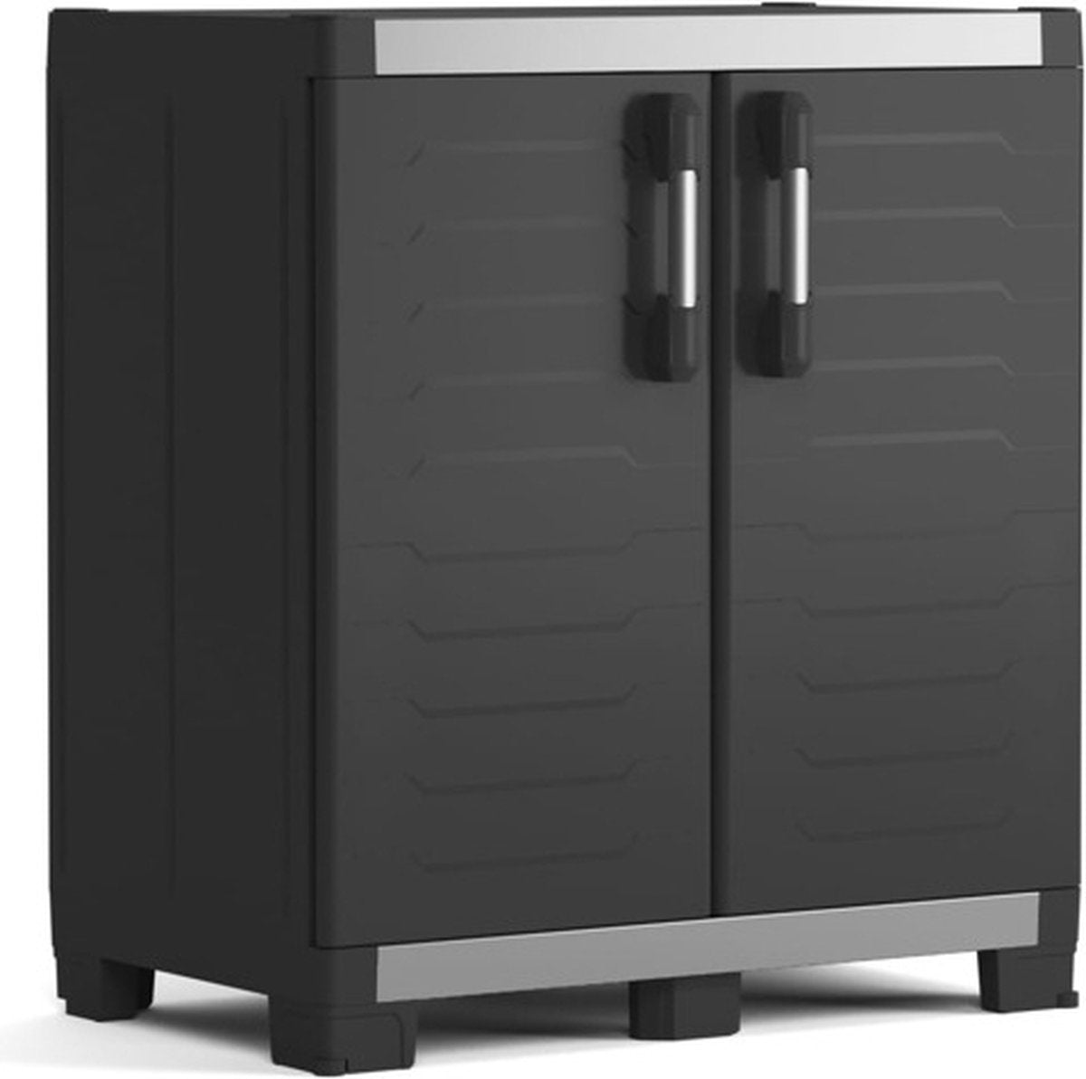 Keter XL Garagen-Tiefschrank – 1 Regal – 89 x 54 x 99 cm – Schwarz