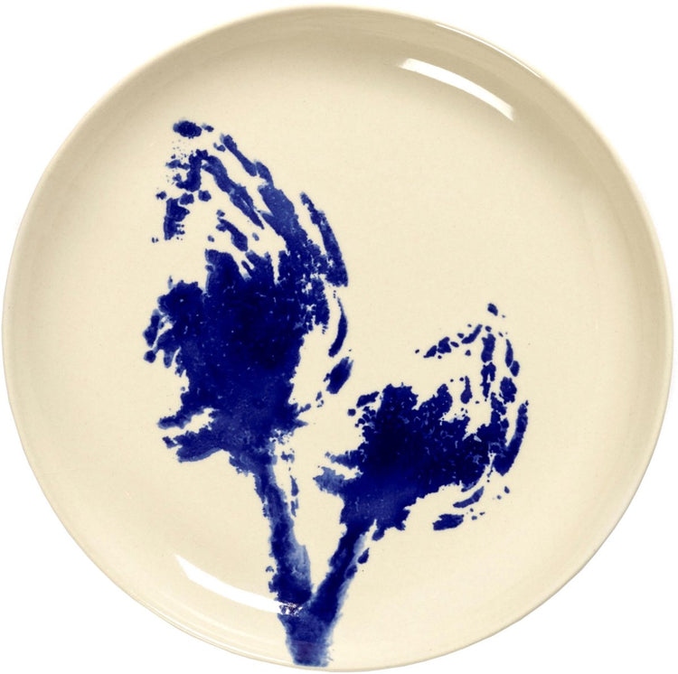 Serax - Ottolenghi-Fest - Teller s - weiße Artischocke blau - 19 ø - 2 Stück