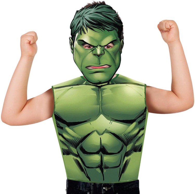 Rubies France Hulk T-Shirt und Maske für Kinder – Kostüm