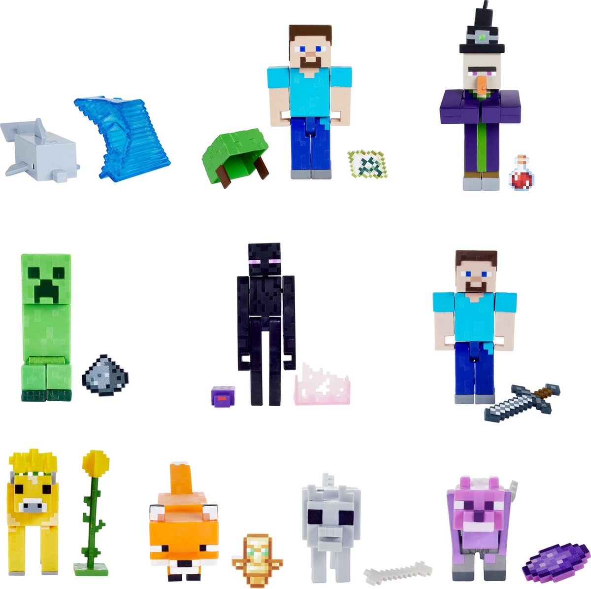 Mattel Minecraft 8 cm Figuren Assorti