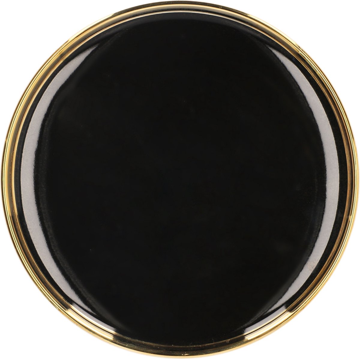 Homla - Dessertteller - sensorisch - glänzend schwarz - 15 cm