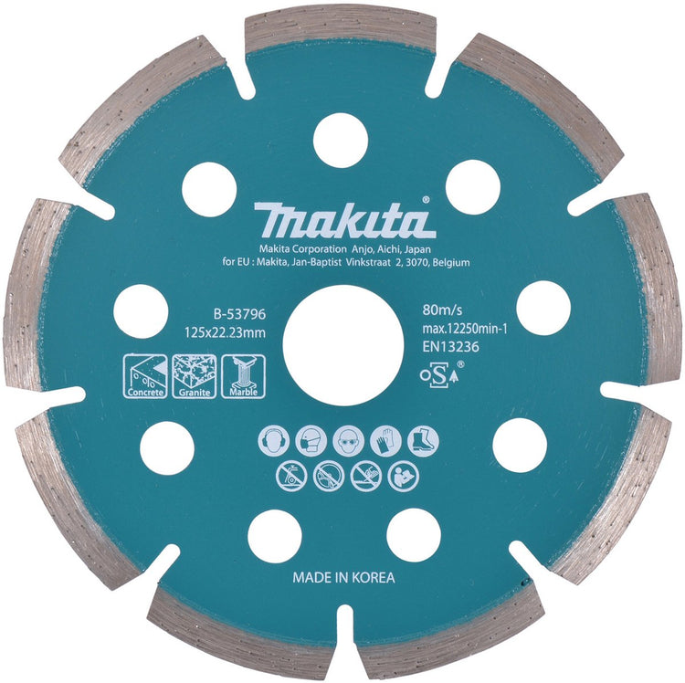 Makita-Zubehör Diamantscheibe 125 x 1,6 x 22,2 mm – B-53796 – B-53796
