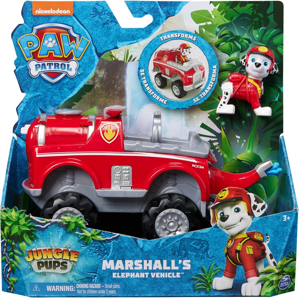 Spinmaster Paw Patrol Jungle Welpen Marshall