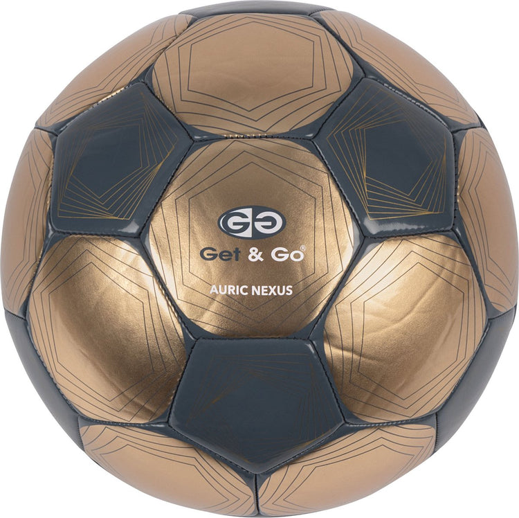 Get Go Football Gold Line - Goldgrau - Größe 5 - Durchmesser ca. 22 cm