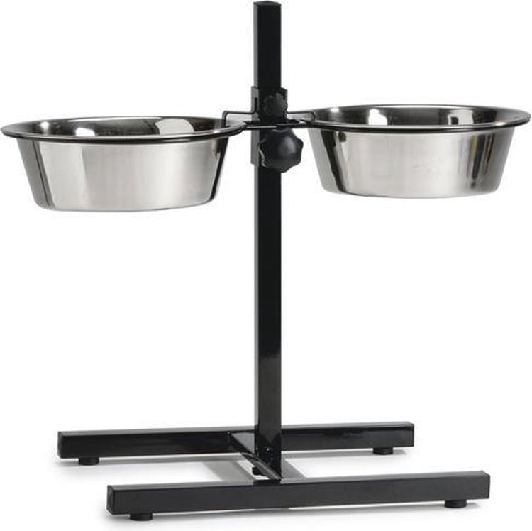 Beeztees Standard – Futter- und Wassernapf für Hunde – Schwarz – 28 cm