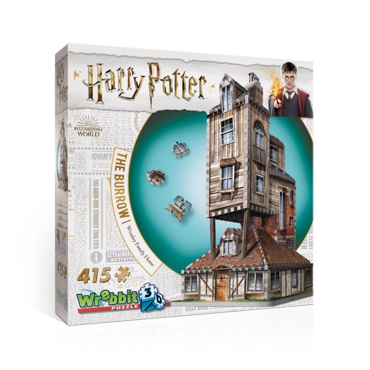 Wrebbit der Bau – Haus der Familie Weasley – 3D-Puzzle – Harry Potter – 415 Teile