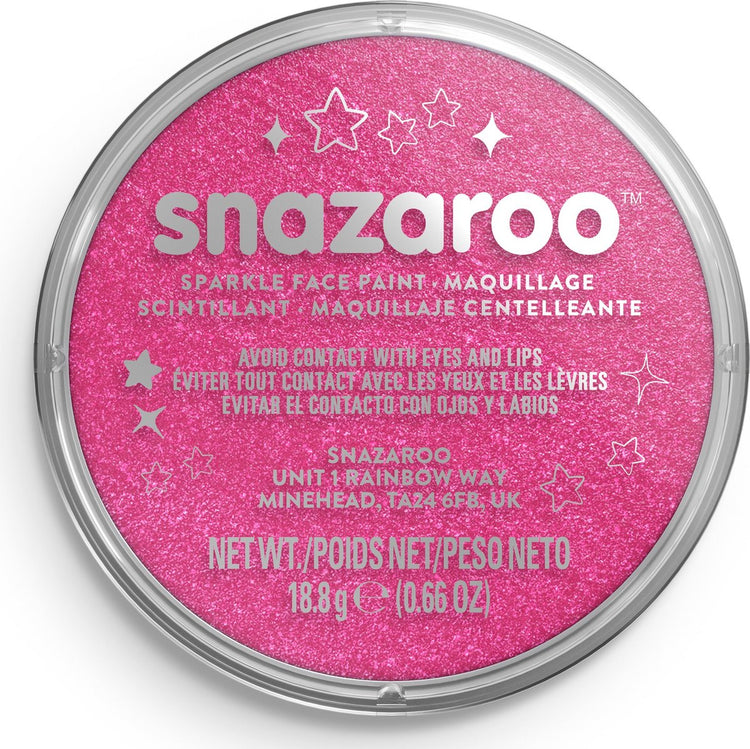 Snazaroo Gesichtsfarbe Perlmutt 18 ml funkelndes Rosa