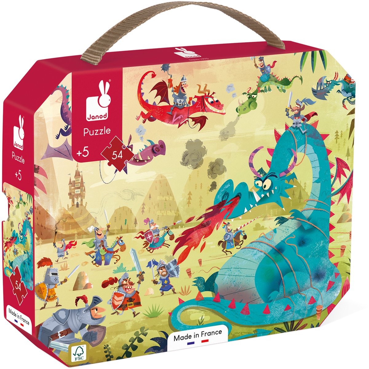 Janod - Puzzle - Drachen