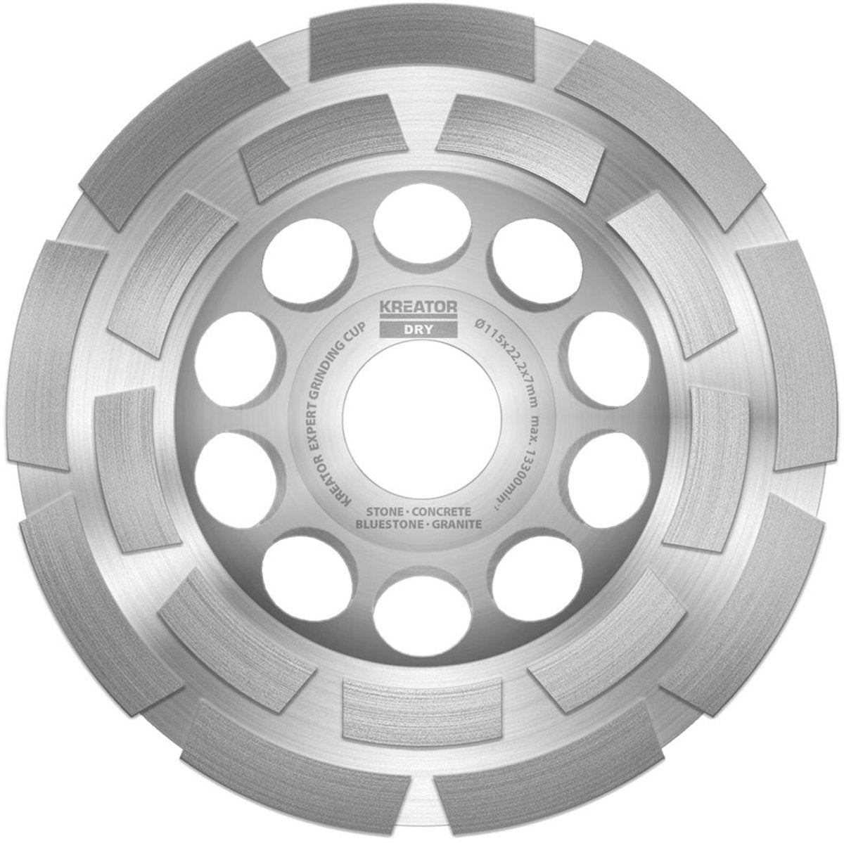 Kreator krt086100 Diamantscheiben-Set – ø115 mm