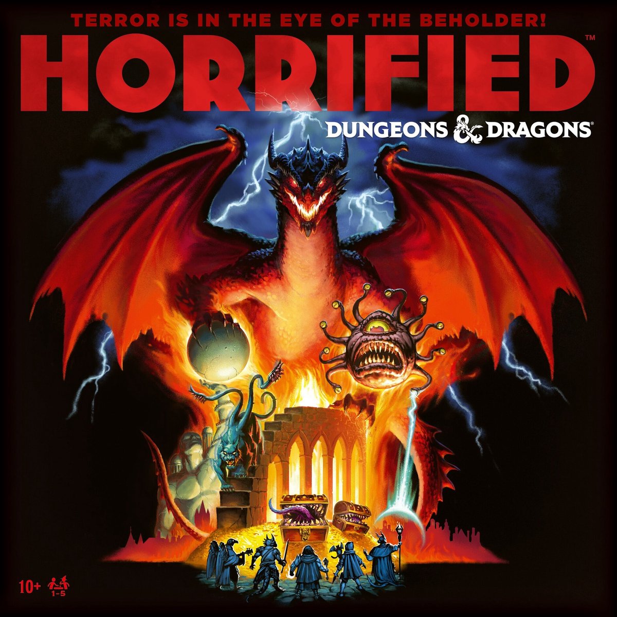 Ravensburger Brettspiel „Horrified Dungeons Dragons“.