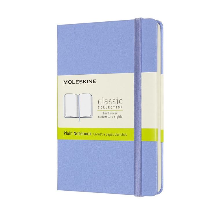 Klassisches Moleskine-Notizbuch – Tasche – Hardcover – leer – Hortensienblau