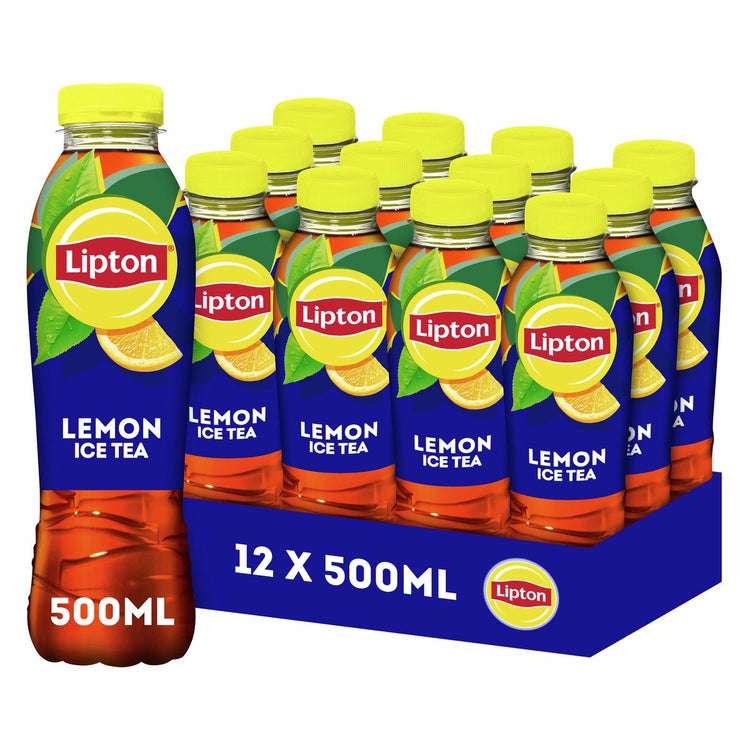 Lipton Eistee Zitrone mit Kohlensäure, Kappe (12x 50cl)