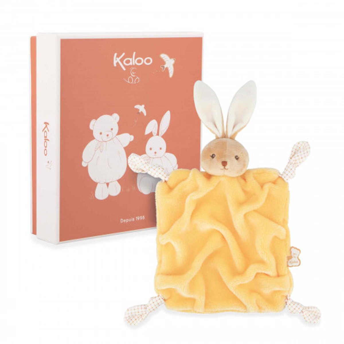 Kaloo intemporel - Kuscheltier - Kaninchen - gelbe Farbe