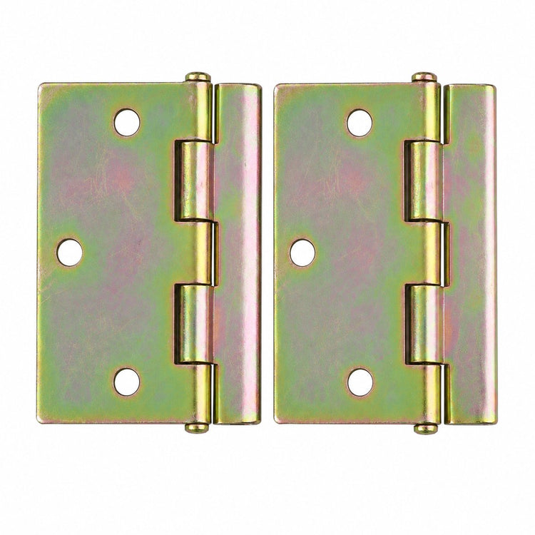 Kinzo Türscharniere – 2 Stück – Metallscharniere 82 x 82 mm – inklusive 12 Schrauben – für Türen und Schränke