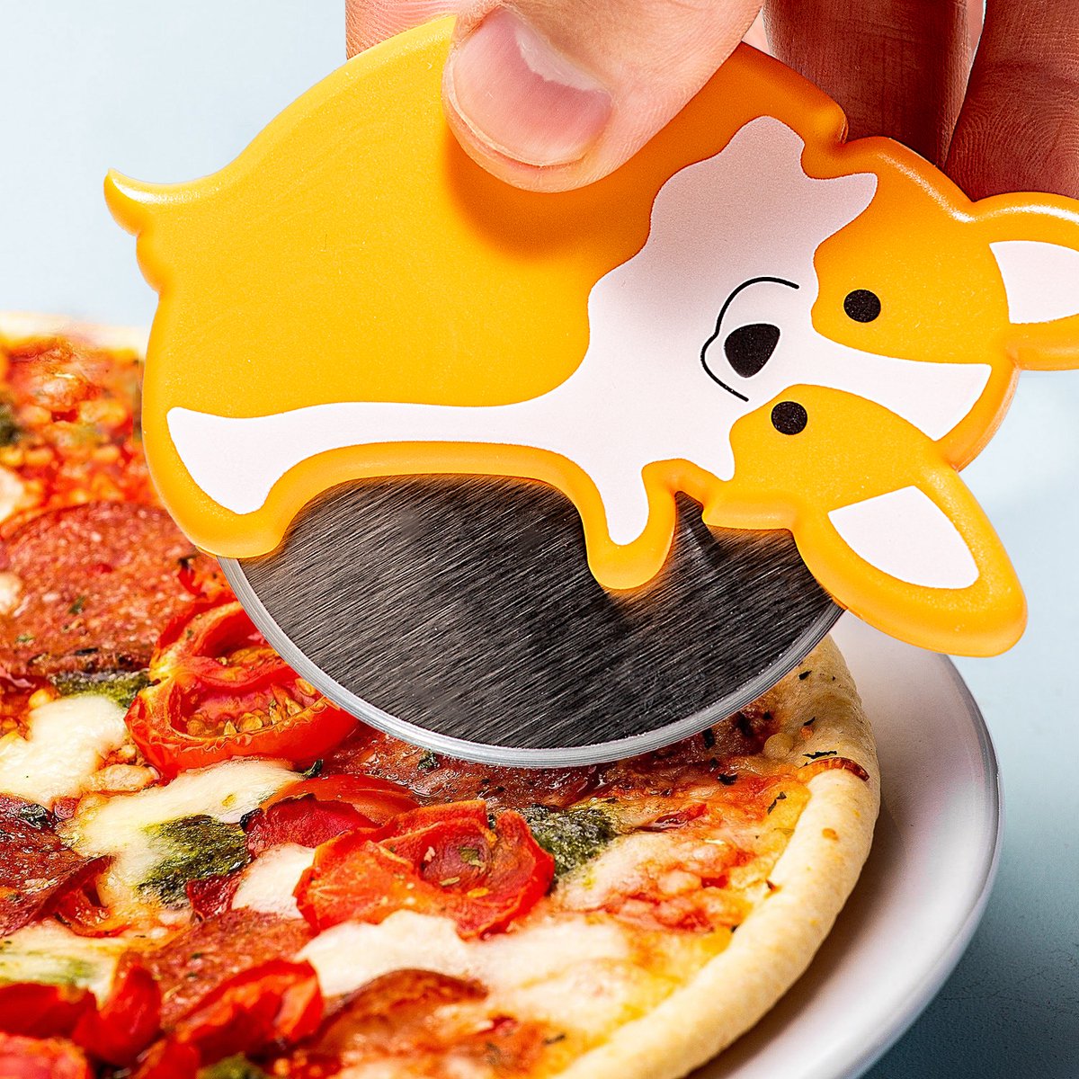 Kikkerland Corgi Pizzaschneider von