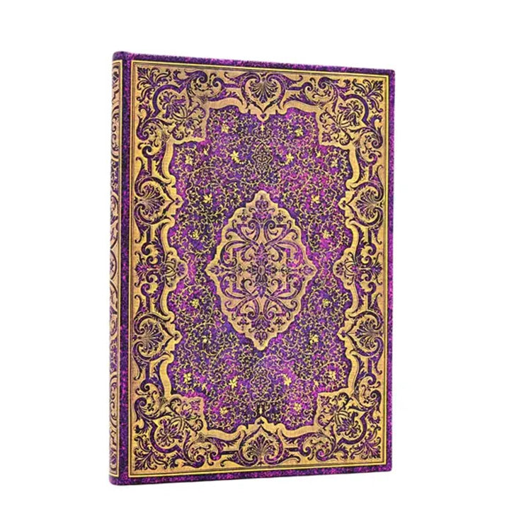Paperblanks Picaresque Picaresque Hardcover-Tagebücher, Midi-liniert, Gummiband, 144 Seiten, 120 g/m²