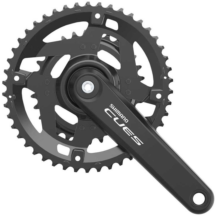 Shimano Cues U4010-2 Kurbelgarnitur Silber 170 mm 46 30t