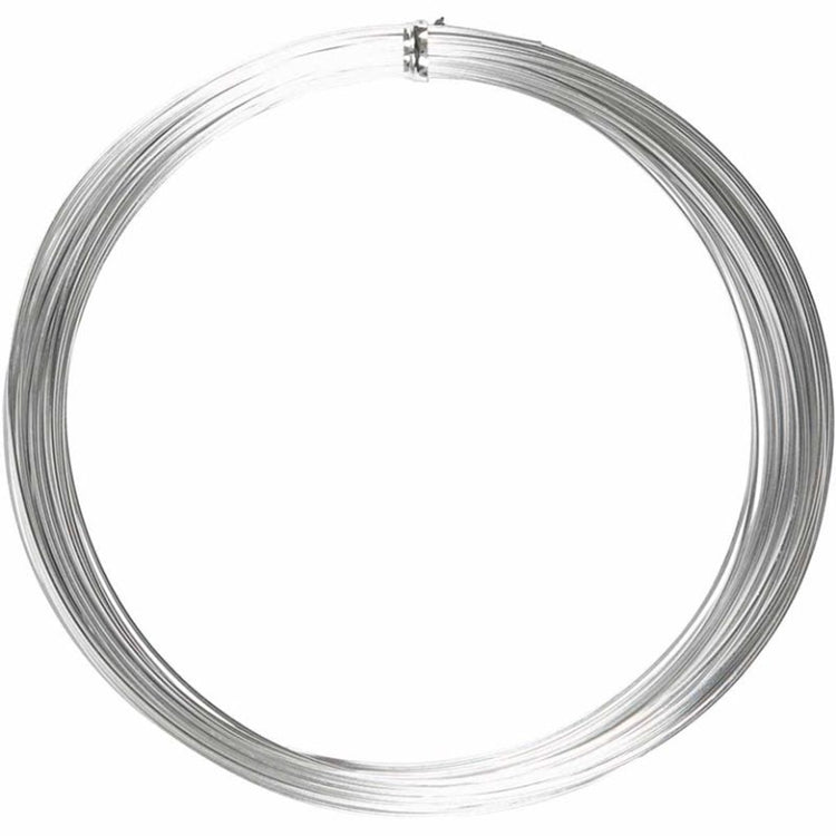 Creativ Company Aludraht, rund, Stärke 1 mm, silber, 16 m 1 Rolle