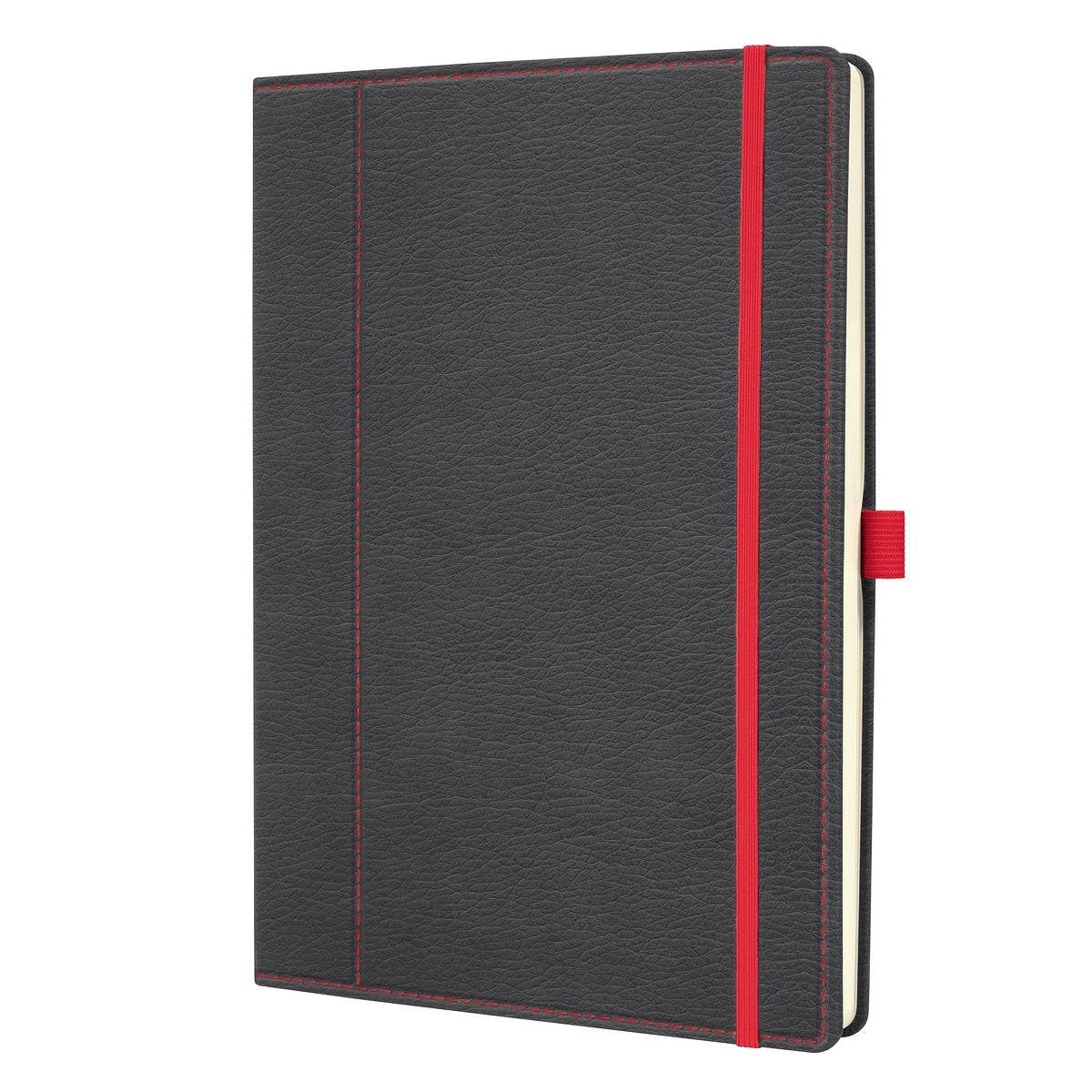 Sigel Notizbuch – Conceptum – A4 – 194 Seiten – 80 Gramm – Punkte – graurot – si-co694