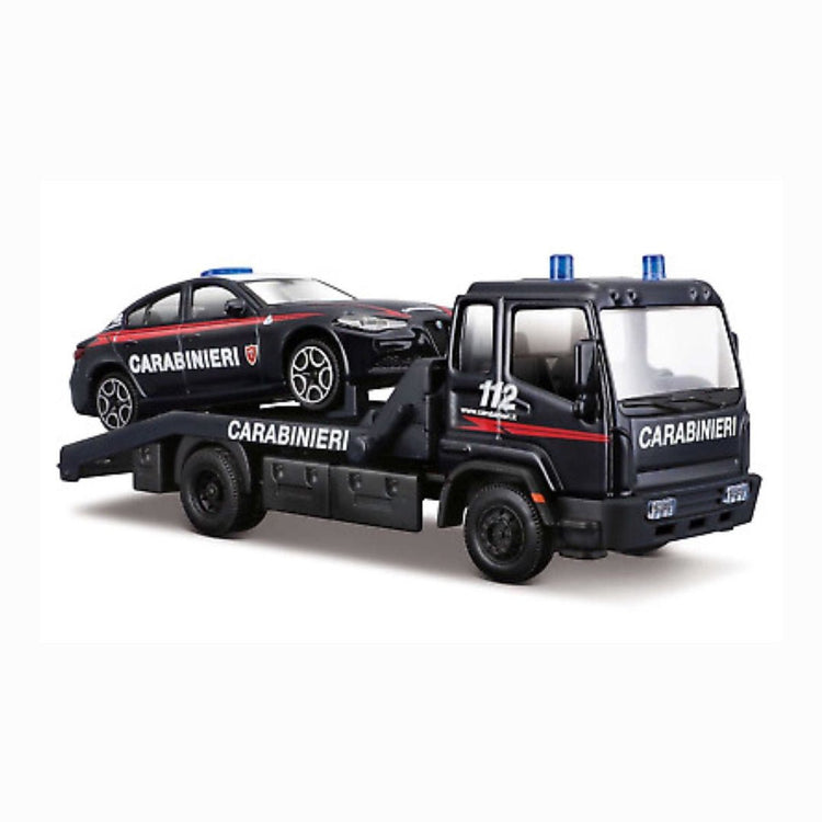 Bburago 18-31424 Maßstabsmodell eines Polizeiautos, vormontiert im Maßstab 1:43