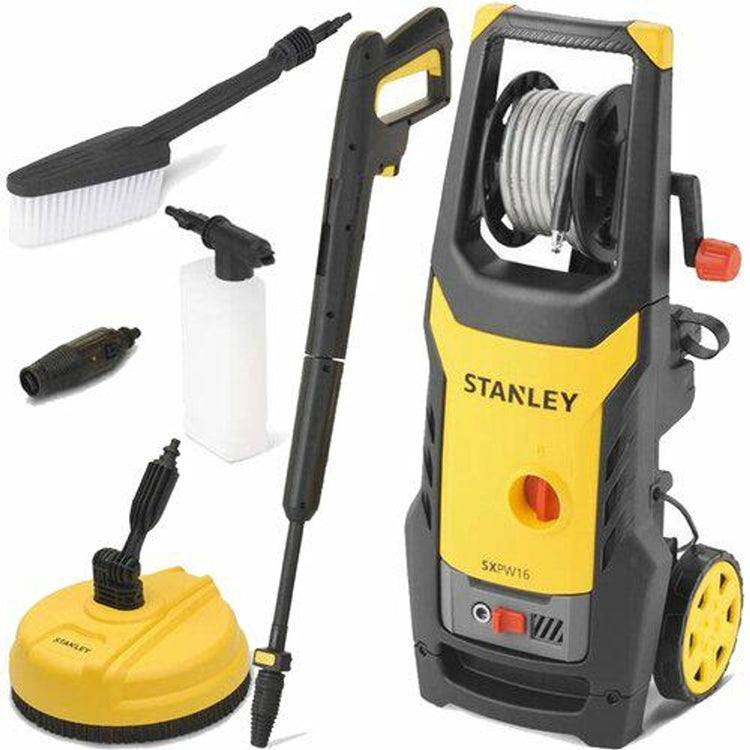 Stanley sxpw16pe – Hochdruckreiniger – 1600 W – Aluminiumpumpe – 125 bar