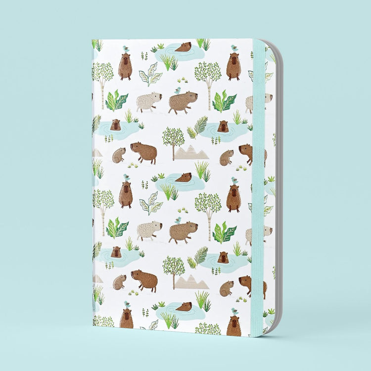 Peter Pauper, mittelgroßes Notizbuch, das Capybara-Leben