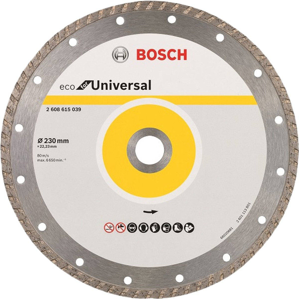 Bosch Turbo-Diamantsägeblatt 230 mm universal