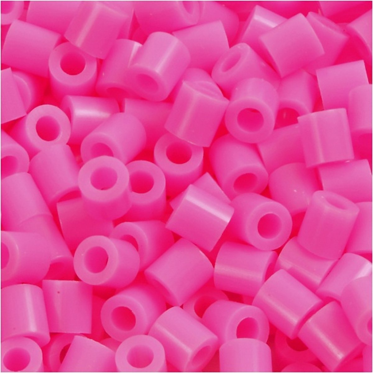 Nabbi-Perlen zum Aufbügeln, Größe 5 x 5 mm, Lochgröße 2,5 mm, mittel, rosa (32222), 6000 Stück, 1 Box