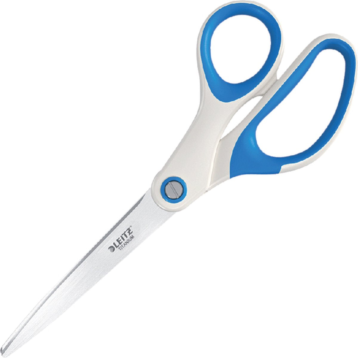 Leitz wow Titan-Edelstahl-Schere – blau