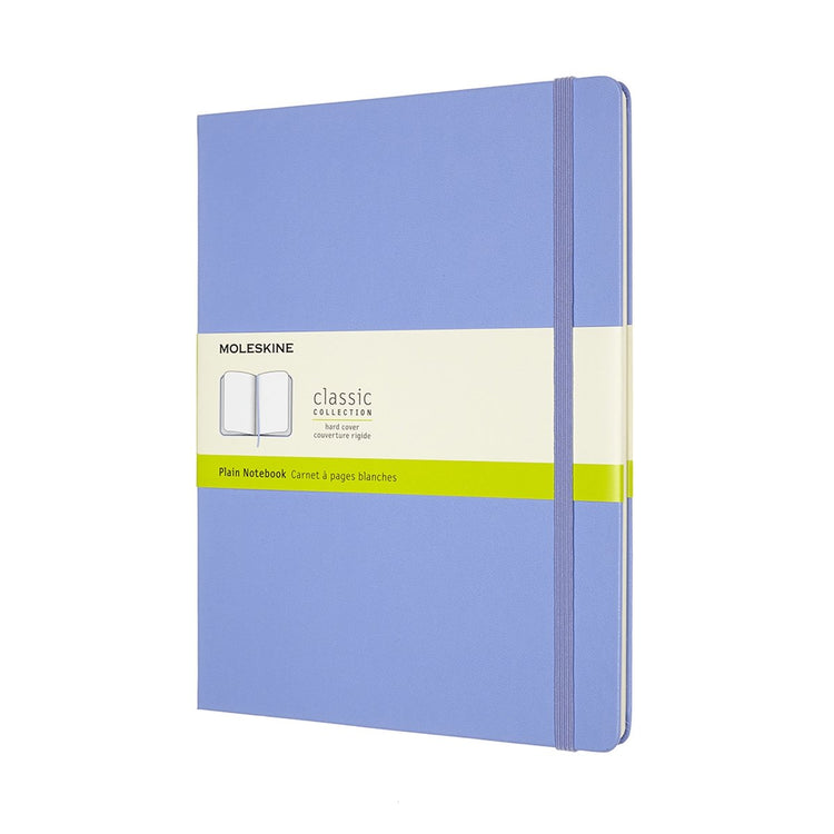 Klassisches Moleskine-Notizbuch – extra groß – Hardcover – leer – Hortensienblau
