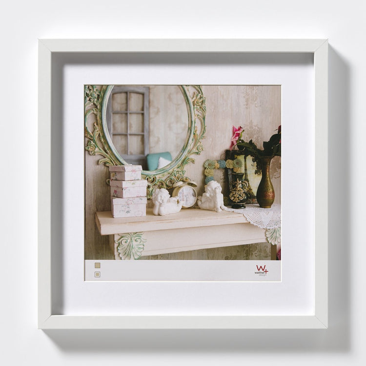 Walther Stockholm - MDF-Holzrahmen - Fotogröße 40x40 cm - Weiß