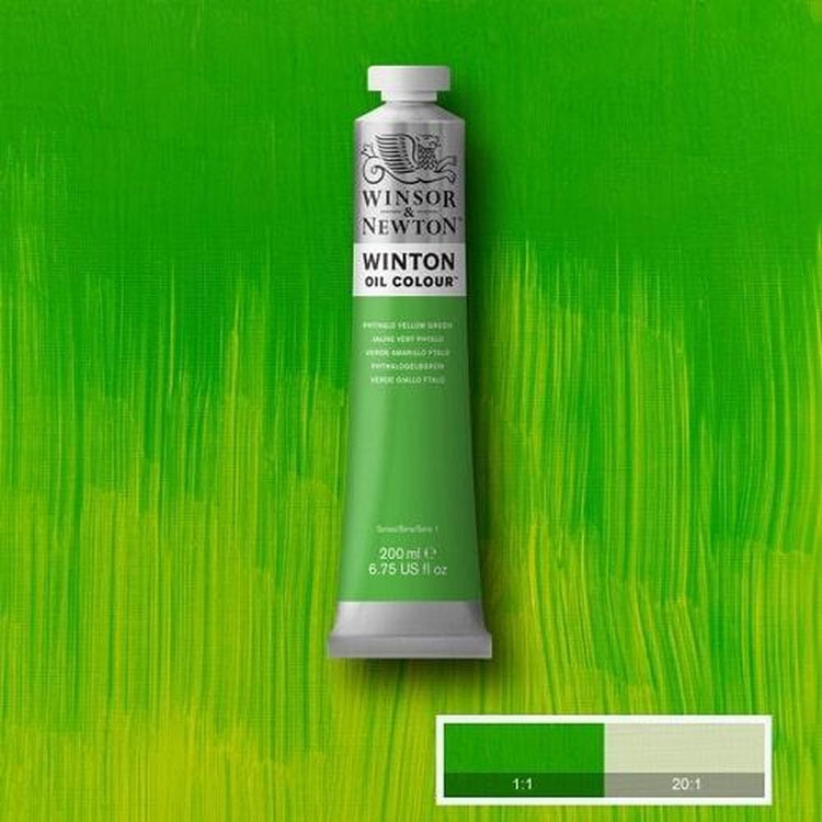 Winsor Newton Winton Ölfarbe 200 ml – 403 Phthalogelbgrün