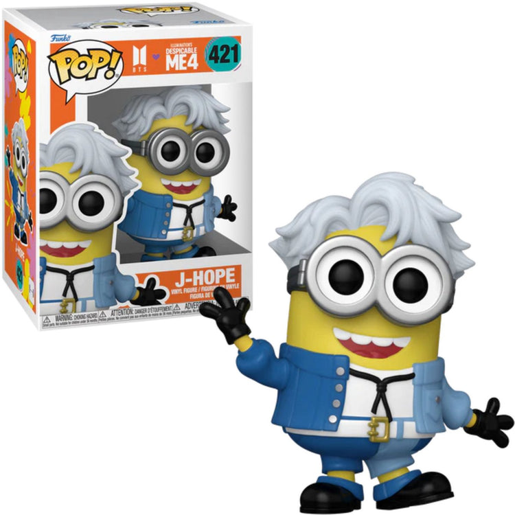 Funko Minions „Ich – Einfach unverbesserlich 4“ – BTS – J-Hope Vinylfigur 421 Pop! mehrfarbig
