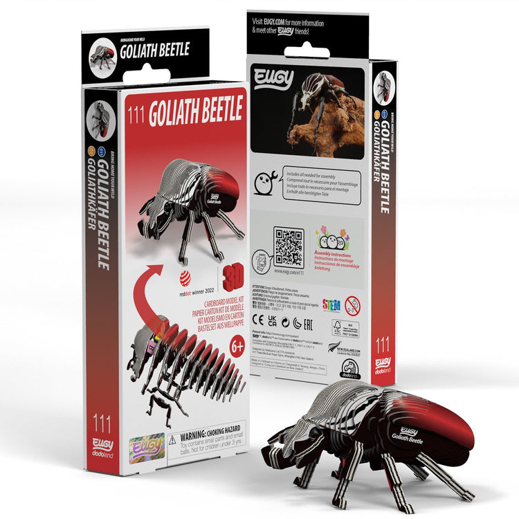 Eugy 3D-Puzzle – Goliath-Käfer – Insekten – nachhaltig – alle sammeln – 6 Jahre