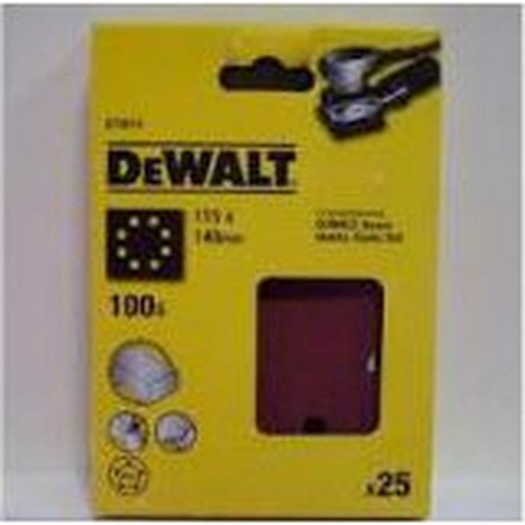 Dewalt Zubehör Schleifpapier 1 4, 115 x 140 mm (D26420), perforiert, K100 – DT3014-QZ
