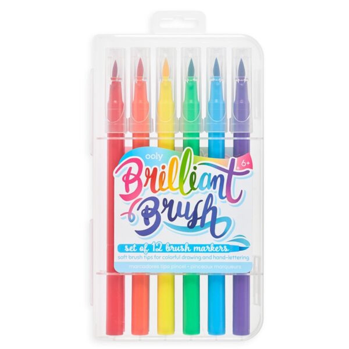 Ooly – brillanter Pinsel – 12 Pinselspitzenmarker