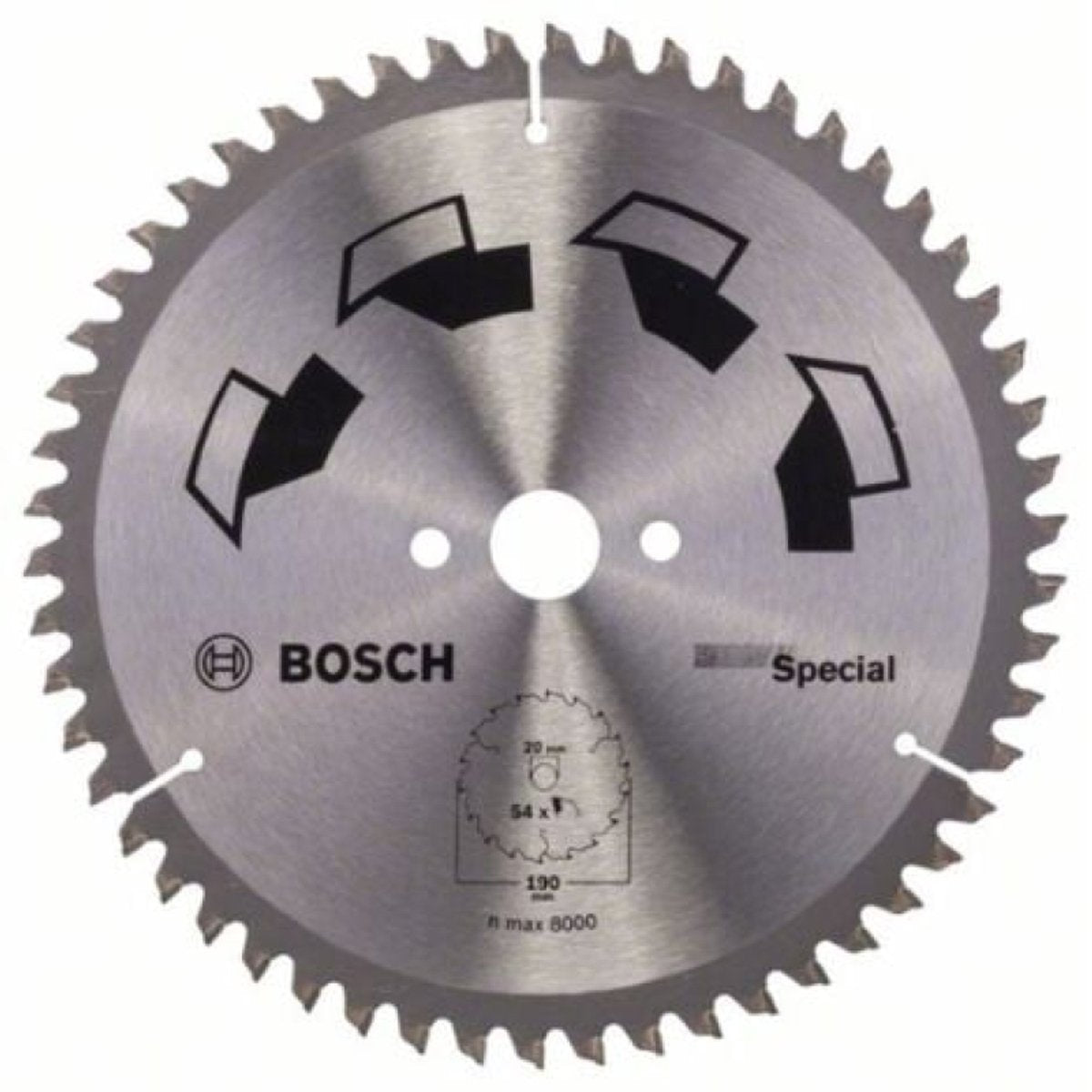 Bosch - Kreissägeblatt Spezial -190 x 20 x 2,5 mm - 54